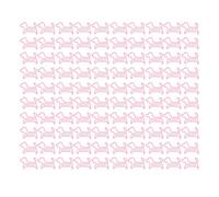 100pcs Dog Shaped Paper Clips Slip Resistance Exquisite Cute Paper Clips for School Office (Pink)