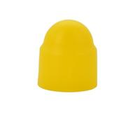 100Pcs Dome Protection Cap Exposed Hex Screw Protect Nut Bolts Hexagon Plastic PE Covers Black White Red Blue Yellow Gray M3-M24(Yellow,M10x17x20 (100Pcs))