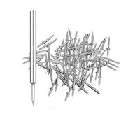 100pcs Double Head Skirting Thread Nail, Seamless Nail Invisible Security Screws Skirting Line Without Marks Nail Solid Wood Baseboard Seamless Nails, Equipped with Nail Specific Sleeve Tool