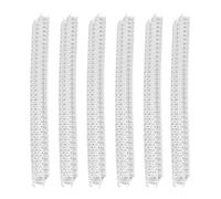 100Pcs Double Loop Wire Binding Spines, Twin Loop Spiral Binding Coils 3:1 Pitch 7.9mm Diameter 40 Sheet Capacity with Nylon Coating for A4 Documents and Reports (White)
