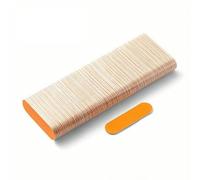 100Pcs Double Side Wood Nail Files Disposable Mini Wooden File Emery Board Sandpaper Grinding Polishing Manicure Tools