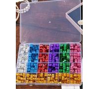 100pcs Dreadlock Hair Rings for Braid hair styling Adjustable Cuff Clip Dirty Braids Beads Hairpin Jewelry Hair Accessories, Multicolor