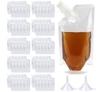 100Pcs Drink Pouches,Drink Pouches for Festivals,Bags for Drinks,Pouches for Liquid,Drinks Pouches,Plastic Drink Pouches,Liquid Pouches,Clear Drink Pouches