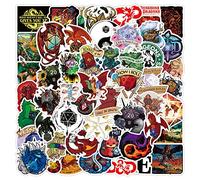 100Pcs Dungeons and Dragons Stickers, Cartoon Anime Game Waterproof Vinyl Stickers for Laptop Skateboard Bike Guitar Laggage Bicycle, Teens and Adults