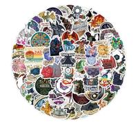 100pcs Dungeons and Dragons Stickers Packs for Teens Adults, Vinyl Waterproof Cool Gaming Decals for Laptop Water Bottles Skateboard Guitar