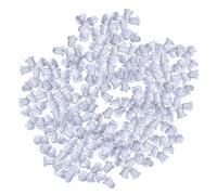 100pcs Ear Plugs Replacement Clear Rubber Bullets Soft Earring Safety Backs Ear Earring Keeper Clear Rubber Bullets