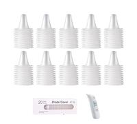 100Pcs Ear Thermometer Probe Covers,Refill Caps Thermometer Covers,Thermometer-Caps,Refill Caps Replacement, for Braun Various Types of Digital Thermometers