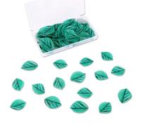 100pcs Edible Leaves for Cake Decorating, Wafer Paper Leaf Cake Toppers Summer Jungle Theme Party Decoration for Wedding Birthday Baby Shower