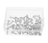 100pcs Electric Guitar Bass Pickguard Screw Metal Silver | Stable Hardware Mounting, Workbench Use, Workshop Bench Use, for Beginner and Hobbyist Guitarists