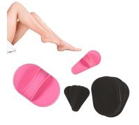 100pcs Exfoliation Fine Sandpaper with 2 Sizes Facial Hair Remover Pads, 2 Sizes for Leg, Bikini, Facial, Armpit Hair Remover, Manual Hair Removal and Exfoliation Replaceable Fine Sandpaper