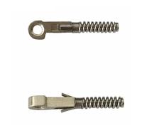 100PCS Eyeglasses Spring Insert For Repair Broken Glasses Flex Temples Spring Hinge Replacement Accessories #262(2621412 1.4mm hole)