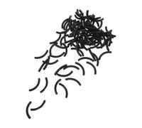 100pcs Eyelash Curler Refill Pads Universal Silicone Black