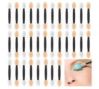 100PCS Eyeshadow Applicators, Sponge Eyeshadow Applicators, Eye Shadow Applicator,Eye Shadow Makeup Tools, Disposable Dual Sided Eyeshadow Brushes, for Eyeliner Eye Makeup Arts Crafts Art Beauty Tool