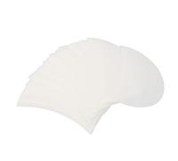 100pcs Eyeshadow Shield Half Moon Shaped Prevent Makeup Cosmetic Eyeshadow Pad Non Woven Material for Eye Makeup and Lip Makeup