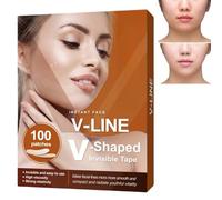 100pcs,Face Lift Tape,Invisible Lifting Face Lift Tape,Anti-Wrinkle Patches for an Instant Face Lift, Lifting Invisible Face for Tapes Tightening Skin,V Edge Patches for F/ace,Neck Tape for Saggy Neck