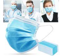 100PCS Face Mask 3Ply Dental Elastic Ear Disposable Nose Masks Guard