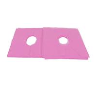 100Pcs Face Rest Cover Comfortable Breathable Good Water Absorption Disposable Headrest Cover for SPA Clubs (Pink)