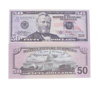 100Pcs Fake Money Prop Money Play Money Toy Set Realistic Dollar Bills For Movie Props Pretend Play Videos Educational Play Magic Tricks Birthday Party And Holiday Party Decoration