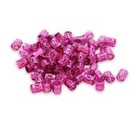 100pcs Fashion Hair Braid Clips Professional Salon Aluminum Fasteners Hair Accessories For Creative Hairstyles Bulk Rings For Dreadlocks