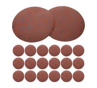 100pcs Faux Leather Hat Patches for DIY Crafts and Jacket Repairs | Brown PU Leatherette, Soft Smooth Texture, Easy to Cut, Iron or Sew onto Fabric Surfaces
