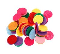 100pcs Felt Circles Felt Pads Mixed Colour Circle Sticker for DIY and Sewing Craft Material Crafts
