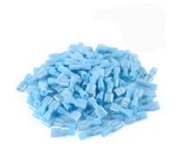 100Pcs Female Fully Insulated Crimp Spade Connector, Nylon Male Fully-Insulated Quick Disconnects Wiring Spade Wire Crimp Terminal Connectors for Automatic Doors Sockets Switches (FDFN2.5-250)