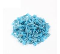 100pcs Female Spade Brass Connectors 16-14AWG FDFN, Durable Nylon Spade Terminals for 1.5-2.5mm² Wire