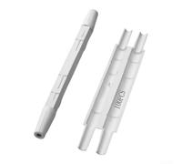 100pcs Fiber Drop Cable Protection Box PC Material for FTTH for splice Spot Shielding Round & Square 10.1cm(100pcsBag)