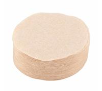 100pcs Filter Paper Round Coffee Filter White Disposable Tea Paper Filter Mocha Coffee Paper Filter Universal Paper Filter for Coffee Machines Tea Cup (No .6 60mm)