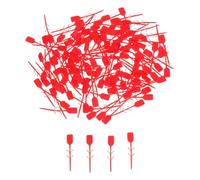 100pcs Fire Extinguisher Tamper Seal Red Plastic Security Tag