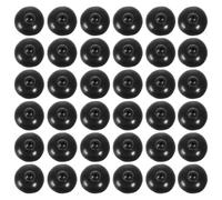 100pcs Fish Tank Pump Suction Cups, Plastic Air Fixing Suckers | Strong Suction, Low-profile round Design, Cable Management, Black Supports Horizontal Glass Mounting for Co2 Tubing