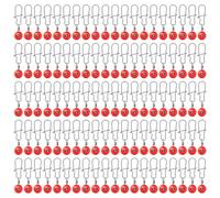 100pcs Fishing Float Connector Bobbers Space Bean Slide Swivel Fishing Line Sink Slide Accessories Line Sink Slide
