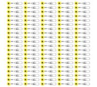 100pcs Fishing Float Connector Bobbers Space Bean Slide Swivel Fishing Line Sink Slide Accessories Line Sink Slide