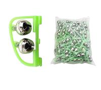 100Pcs Fishing Rod Alarm Bells, Double Alarm Bells Fishing Rod Bite Alarm Twin Bells Fishing Rod Indicator Bait Alert