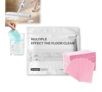 100PCS Floor Cleaning Tablets Multi-surface Cleaner, Floor Polish, Decontamination & Fragrance Cleaning Tablets, Dissolvable Floor Cleaning Sheets, Concentrated Cleaner for Hardwood & Tile (Pink)