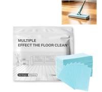 100PCS Floor Cleaning Tablets Multi-surface Cleaner, Floor Polish, Decontamination & Fragrance Cleaning Tablets, Dissolvable Floor Cleaning Sheets, Concentrated Cleaner for Hardwood & Tile (Blue)