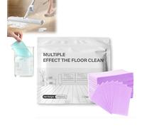 100PCS Floor Cleaning Tablets Multi-surface Cleaner, Floor Polish, Decontamination & Fragrance Cleaning Tablets, Dissolvable Floor Cleaning Sheets, Concentrated Cleaner for Hardwood & Tile (Purple)