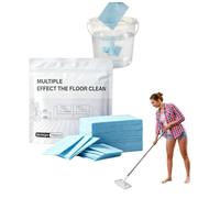 100Pcs Floor Cleaning Tablets, Multi-Surface Cleaner Multiple Effect The Floor Clean Floor Cleaning Sheets for Hardwood Tile Laminate