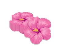 100Pcs Floral Paper Napkins - Pink Flower Shaped Party Napkins with Pink Flower Pattern Decor for Wedding, Birthday, Baby Shower, Garden Gatherings, Bridal Shower, and Floral Event Decorations