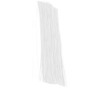 100Pcs Floral Paper Wrapped Practical DIY Crafting Supplies Flower White Iron Stems