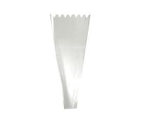 100Pcs Flower Bouquet Sleeves, Clear Plastic Flower Wrapping Bags, Rose Packing Sleeve for Birthday Wedding Gifts [40 * 23 * 6.5cm]