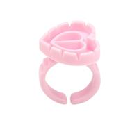 100PCS Flower Shaped Cups Pigment Holder Supplies Tools For Makeup Artists And Beauty Enthusiasts