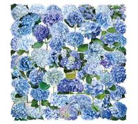 100Pcs Flower Theme Sticker, Aesthetic Sticker, Hydrangeas