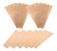 100pcs Flower Wrapping Bags for Florists, Paper Plastic Sleeves | Water Resistant Exterior, Textured Paper Finish, for Fresh Cut Blooms and Larger Arrangements