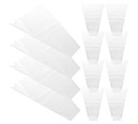 100pcs Flower Wrapping Paper for Valentine White Opp Bouquet Bag | Creative Design, Florist Bouquet Use, Girl and Gift Packaging, Festive Shop Supply Random Style