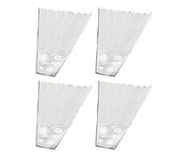 100pcs Flower Wrapping Paper Single Roses Bouquet Packaging Bag Plastic Flower Bouquet Sleeve Clear Cellophane Bag for Valentines Day Wedding Birthday (Random Pattern)