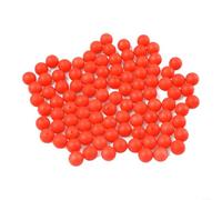 100pcs Foam Floats Ball Beads Beans Fishing Float Bottom Rig Rigging Material Mixed Sizes 6.5-12mm for Coarse Carp Match Fishing Tackle(6# red)