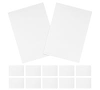 100pcs Foam Printing Plates A4 White Sheets for Classroom Crafts