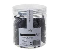 100pcs Fountain Pen Ink Bags Replacement Retractable Cartridge Diameter 2.6mm Black Blue or Black Blue Fountain Pen Refill Converter