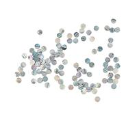 100Pcs Fretboard Dots Natural Abalone Shell Bright Color Round Guitar Inlay Dots for Ukulele Banjo Mandolin, Fingerboard Fret Markers with Vivid Iridescent Finish